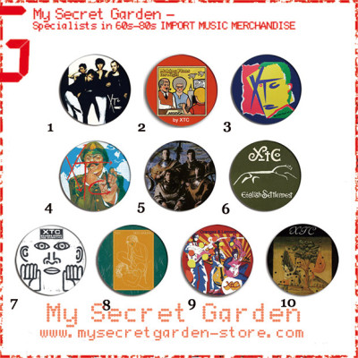 XTC - Drums And Wires, Black Sea, English Settlement Album Pinback Button Badge Set ( or Hair Ties / 4.4 cm Badge / Magnet / Keychain Set )